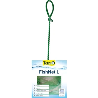 Abbildung von Tetra FN Fish Net Größe L hochwertiges Fangnetz aus reißfestem Nylon, der Kescher ermöglicht das leichte und schonende Fangen von Fischen dem Aquarium, Netzgroße 12 cm