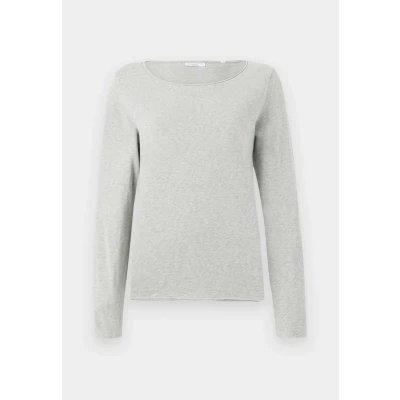 Abbildung von Marc O&#039;Polo Denim Longsleeve Crewneck Langarmshirt, Damen, Größe: XS, Grey melange