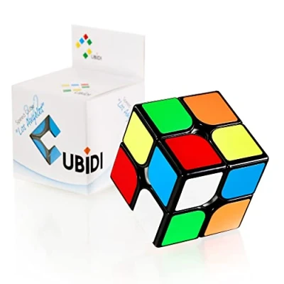 Abbildung von CUBIDI® Original Zauberwürfel 2x2 Typ Los Angeles Speed Cube mit optimierten Dreheigenschaften Magic für Anfänger und Fortgeschrittene geeignet zum Cubing