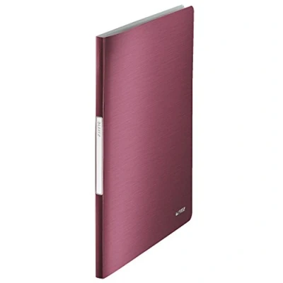 Abbildung von Leitz Sichtbuch Style, A4, PP, 20 Hüllen, granat rot, 39580028