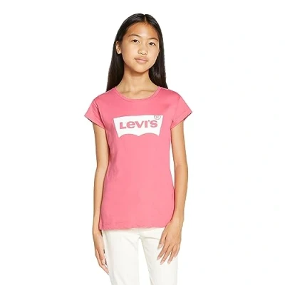 Abbildung von Levi&#039;s Kids ss batwing tee Mädchen Tea Tree Pink 16 Jahre
