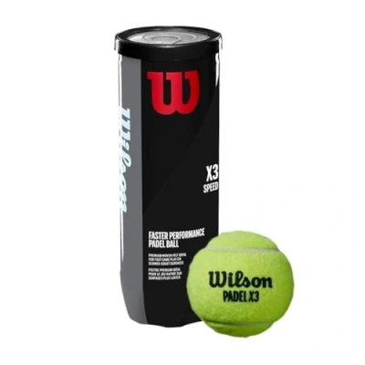 Abbildung von Wilson Padel Bälle X3 Speed, 3er Dose, Gelb, WR8901101001