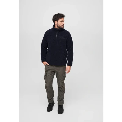Abbildung von Brandit Fleecepullover, Herren, Größe: Large, Navy