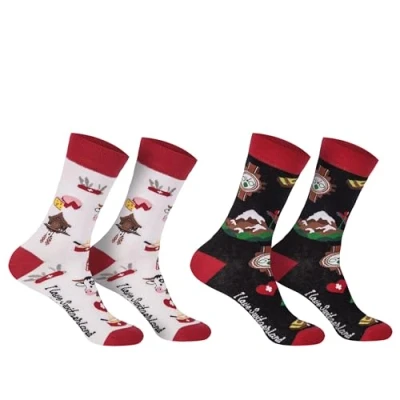 Abbildung von Damen Jungen Mädchen Socken (2 Paar) witzig bunt 42 47 Schweiz