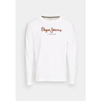 Abbildung von Pepe Jeans EGGO Langarmshirt, Herren, Größe: XS, White