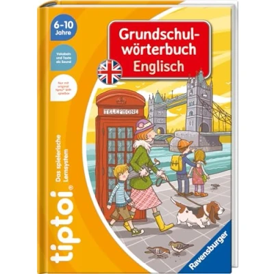 Abbildung von tiptoi® Grundschulwörterbuch Englisch Englischbuch für Kinder, lernen ab 6 Jahren