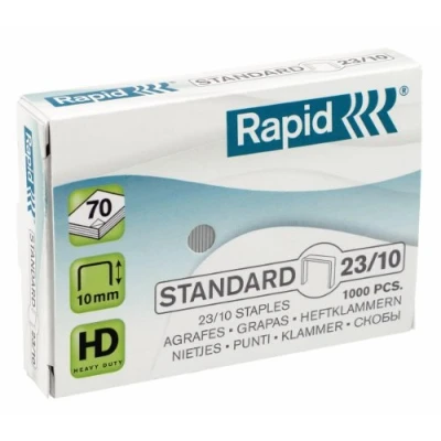 Abbildung von Rapid Heftklammern (23/10 mm, Standard, verzinkt) 1000 Stück