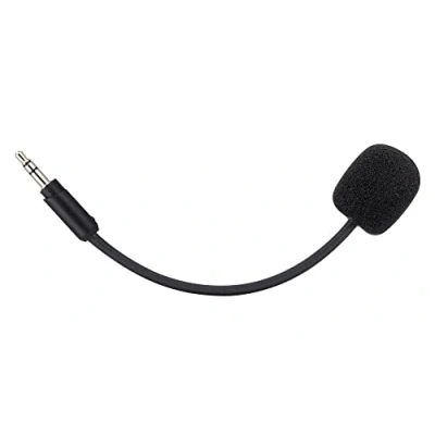 Abbildung von Ersatz Spielmikrofon für Logitech G233 / G433 Serie Stereo Gaming Headset auf PS4 PS5 PC, abnehmbares 3,5 mm Boom Mikrofon mit Geräuschunterdrückung