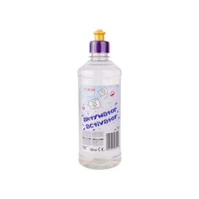 Abbildung von TUBAN Aktivator für Slime Magic Lösung Kleber Kompatibel mit jedem PVA Sicher Kinder Hergestellt in der EU Frei von schädlichen Stoffen 500 ml