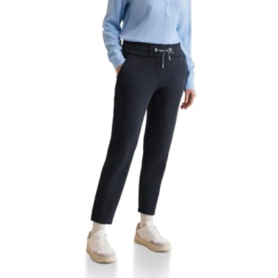 Abbildung von Cecil Casual FIT Jogginghose, Damen, Größe: XL, Universal blue