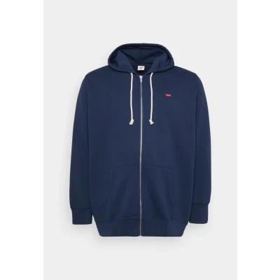 Abbildung von Levi&#039;s Plus Original ZIP UP Sweatjacke, Herren, Größe: 5XL, Naval academy