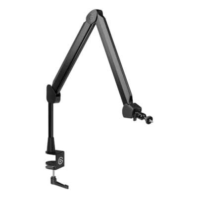 Abbildung von Elgato Wave Mic Arm Streaming Boom mit Kabelkanälen für einen sauberen Arbeitsplatz, Tischklemme, ¼&quot; Adapter, voll einstellbar, ideal Podcast, Streaming, Gaming, Home Office