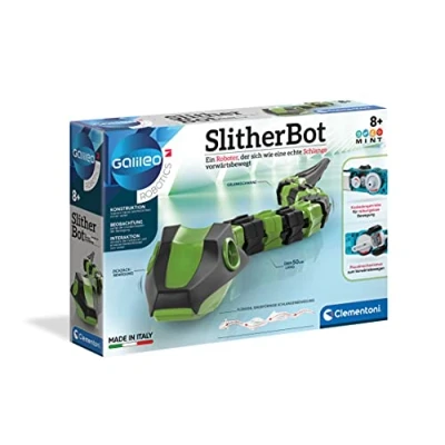 Abbildung von Clementoni Galileo Robotics SlitherBot Wissenschaft &amp; Roboter Spielzeug mechanisches Spielen in Form Einer Schlange Robotik Set für Kinder ab 8 Jahren 59212