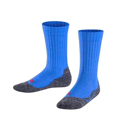 Abbildung von FALKE Unisex Kinder Socken Active Warm K SO Wolle Funktionsmaterial dick atmungsaktiv 1 Paar, Blau (Cobalt Blue 6054), 31 34