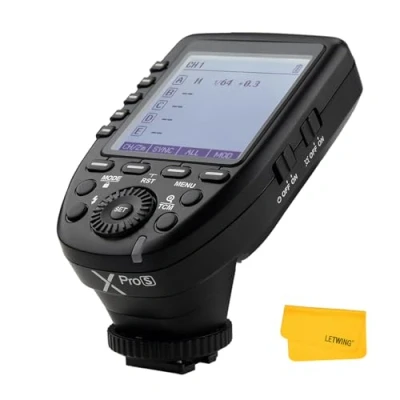 Abbildung von Godox XPro S 2.4G TTL Deutsche Bedienungsanleitung Wireless Blitzauslöser Wirless X System High Speed mit Großen LCD Bildschirm Sender für Sony Kamera