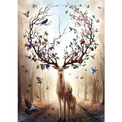 Abbildung von Ravensburger Puzzle 12000459 Magischer Hirsch 1000 Teile für Erwachsene und Kinder ab 14 Jahren, Tier