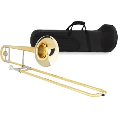 Abbildung von Classic Cantabile TP 42 Tenorposaune Bb Stimmung Messing Neusilber Innenzug inkl. Koffer, Mundstück und Reinigungstuch