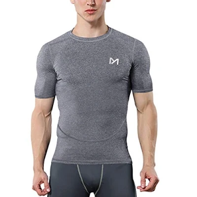 Abbildung von MEETYOO Herren Mu27t Shirt, Grau short, XL EU