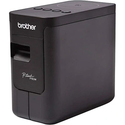 Abbildung von Brother PT P750W Beschriftungsgerät für den PC inklusive WLAN und NFC (für 3,5 bis 24 mm breite TZe Schriftbänder, zu 30 mm/Sek. Druckgeschwindigkeit)