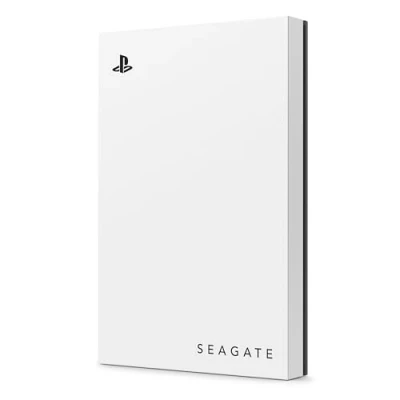 Abbildung von Seagate Game Drive PS4/PS5, 5TB, tragbare externe Festplatte, 2.5 Zoll, USB 3.0, weiß, LED blau, inkl. 2 Wochen Playstation+, STLV5000202