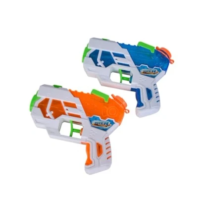 Abbildung von Simba 107276080 Waterzone Dual Blaster Set, 2 Wasserpistolen mit aufklappbarem Visier, 12cm, Abzugmechanismus, ab 3 Jahren