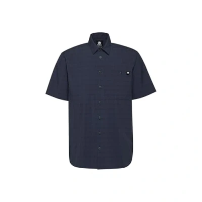 Abbildung von Mammut Lenni Shirt Men Outdoor Hemd für Herren, Atmungsaktiv, Kurzarm Marine Black, XL