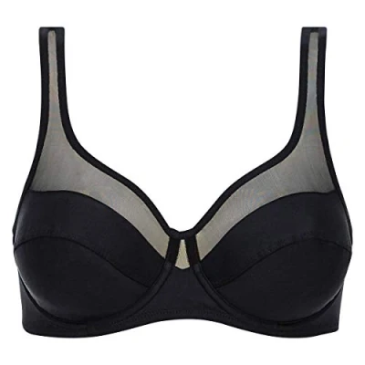 Abbildung von DIM Generous Classic Underwire BRA Bügel BH, Damen, Größe: 85E, Noir