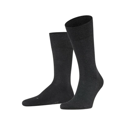 Abbildung von Falke Sensitive London softtop suitable for diabetics Socken, Damen, Größe: 39 42, Anthrazit