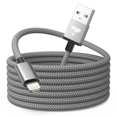 Abbildung von iPhone Ladekabel, Lightning Kabel 3M ladekabel MFi Zertifiziert Schnellladekabel Nylon Fast USB für 14 13 12 11 Pro Max Mini XS XR X 8 7 6 6s Plus 5 SE,iPad