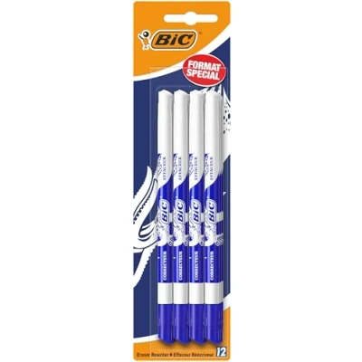 Abbildung von BiC Ink Eater Tintenkiller 12 Stück (8 + 4 gratis), blau