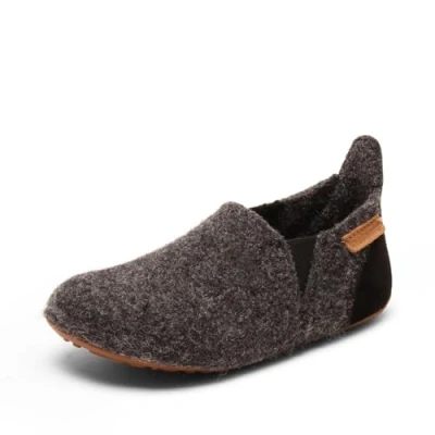 Abbildung von Bisgaard Sailor HOME SHOE Hausschuh für Kinder, Größe: 32, Anthrazit Schuhe