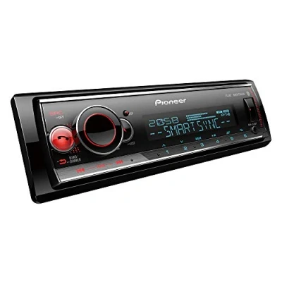 Abbildung von Pioneer MVH S520BT, 1DIN Autoradio mit RDS, RGB Beleuchtung, halbe Einbautiefe, deutsche Menüführung, Bluetooth, USB, iPod/iPhone Direktsteuerung, Freisprecheinrichtung, Smart Sync