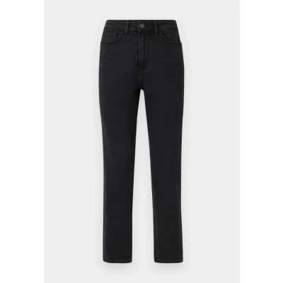 Abbildung von Noisy may Damen Nmmoni Hw Straight Ank Black Noos Jeans Stretch, Denim, 26W 30L EU