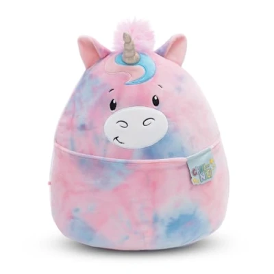 Abbildung von NICI Kuscheltier Chill Einhorn 20cm bunt Stofftier aus weichem Plüsch, niedliches Plüschtier zum Kuscheln und Spielen, für Kinder &amp; Erwachsene, tolle Geschenkidee 61793