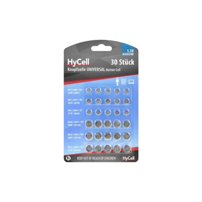 Abbildung von Set di mix pilette 30 pezzi HyCell Alkaline Knopfzellenset