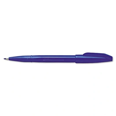 Abbildung von Pentel S520 C Sign Pen Faserschreiber, 0,8 mm Strichstärke, blau, 12er Pack