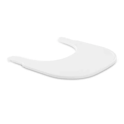 Abbildung von hauck Klickbrett für Alpha+ &amp; Beta+ Holzhochstuhl Alpha Click Tray, aus Recyceltem Material (GRS zertifiziert), Schnelle Klickbefestigung am Hochstuhl, Einfach zu Reinigen (White)