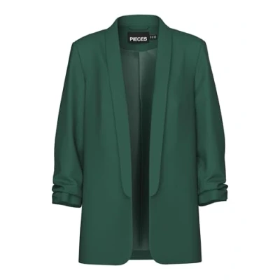 Abbildung von Pieces Pcbosella 3/4 Blazer, Damen, Größe: Small, Trekking green