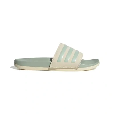 Abbildung von adidas Performance Lette Comfort Badesandale, Damen, Größe: 42, White linen green met Schuhe