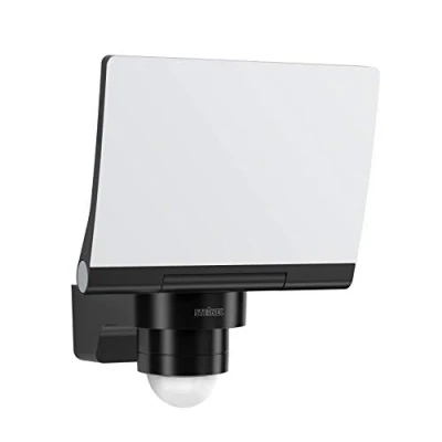 Abbildung von Steinel LED Strahler XLED PRO 240 S Schwarz, 19,3 W Flutlicht, Bewegungsmelder, 3000K warmweiß