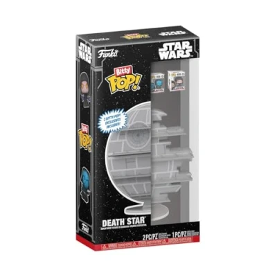 Abbildung von Funko Bitty Pop! Display: Star Wars Death Emperor Palpatine™ and Darth Vader™ (Electrified) Can Display A Total of 20 Characters und eine Überraschungs Mini Figur 0.9 Inch (2.2 cm)
