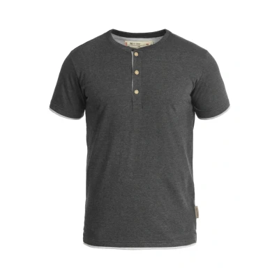 Abbildung von Indicode Jeans TONY Tshirt basic, Herren, Größe: Large, Charcoal