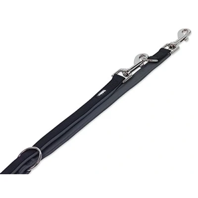 Abbildung von Nobby Führleine Classic Preno, schwarz / grau L: 200 cm, B: 25/35 mm, 1 Stück