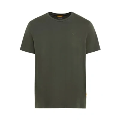 Abbildung von camel active Herren Basic Kurzarm T Shirt mit Rundhalsausschnitt Grün, Menswear L