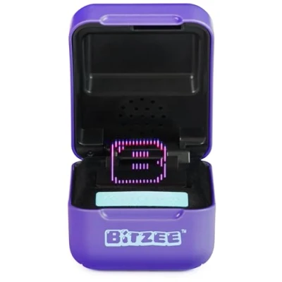 Abbildung von Bitzee 2023 15 digitale Haustiere zum Anfassen, interaktives Spielzeug mit virtuellen elektronischen Tieren, die auf Bewegung und Berührung reagieren, lila, ab 5 Jahren