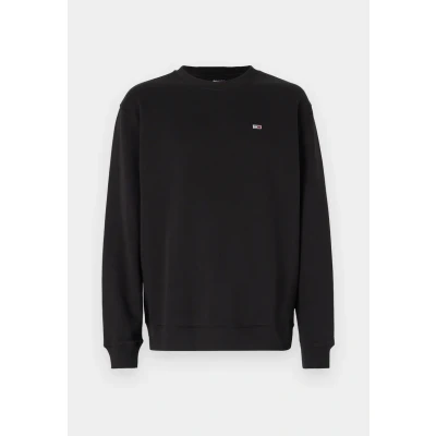 Abbildung von Tommy Jeans FLAG CREW Sweatshirt, Herren, Größe: 44, Black