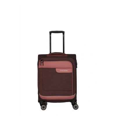 Abbildung von Travelite Viia 4w Trolley S 55 Frühlingsrose Koffer mit 4 Rollen Weichgepäck
