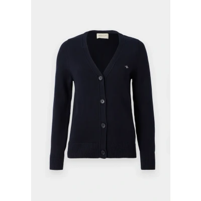 Abbildung von GANT Classic Strickjacke, Damen, Größe: Small, Evening blue