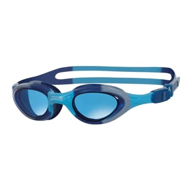 Abbildung von Zoggs Kinder Schwimmbrille Super Seal Junior, Blue/Camo/Tint, One Size, 305850