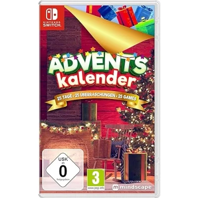 Abbildung von Games Adventskalender 2023 Familien Spiele für Weihnachten Cartridge Version Switch